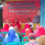 Giat reses Ketua DPRD Kota Mojokerto Febriyana Meldyawati, jadi ajang curhat konstituen.