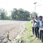 Sawah yang mengalami kekeringan di Kecamatan Jabon, Sidoarjo. (Dok. Humas Pemkab Sidoarjo)