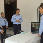 Petugas dari Kemenkumham Sulawesi Tengah saat studi tiru ke Jawa Timur.

