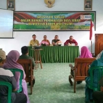 Sosialisasi serapan gabah di Ngawi.