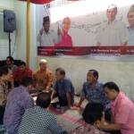 Suasana pembukaan Rumah Aspirasi Bambang Haryo S, di Perum Graha Anggrek, Sidoarjo, Sabtu (26/3). foto: musta’in/ BANGSAONLINE