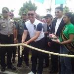 Wali Kota Anton didampingi Forpimda Kota Malang saat meresmikan Wahana Taman Bugar Merjosari, Sabtu kemarin. 