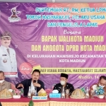 Wali Kota Madiun Maidi menyampaikan maksud adanya pertemuan dengan tema pelaku usaha berdaya, masyarakat sejahtera.