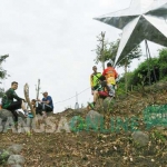 Puncak bintang yang berada di Gunung Klotok, rencananya akan dibuka untuk umum sebelum lebaran 2017. foto: ARIF K/ BANGSAONLINE