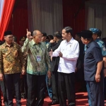 Salah satu contoh mamin yang dibiayai insidentil dari APBD Kota Malang adalah pengamanan dari TNI/Polri sewaktu Presiden Joko Widodo berkunjung ke SMA Taruna Nusantara Telogowaru. foto: Istimewa