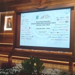 Pelantikan Pengurus AMSI Jatim Periode 2021-2023 di Gedung Negara Grahadi Surabaya, Rabu (21/4/2021).