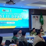 Jajaran Kantah Kota Pasuruan saat menghadiri Kunjungan Kerja Spesifik Komisi II DPR RI.