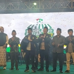 Pembukaan Nahdlatut Tujjar Fest di Alun-Alun Sidoarjo yang merupakan rangkaian dari peringatan 1 Abad NU resmi dibuka, Rabu (1/2/2023) malam. Foto: Ist.