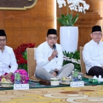 Pj Gubernur Jatim Adhy Karyono pada Gelaran doa bersama di Gedung Grahadi (dok. ist)