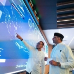 Layar pencatat trafik pengunaan Indosat