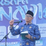 Wakil Wali Kota Kediri saat memberi sambutan. Foto: Ist