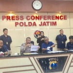 Konferensi pers terkait mafia tanah di Sumenep.