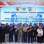 Kapolres Kediri Kota bersama Forkopimda dan jajaran pengurus IPSI saat Deklarasi Aman Suro 2026. Foto: Ist
