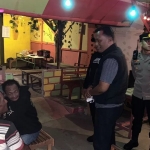 Razia yang digelar Polres Tulungagung di salah satu warkop
