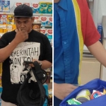 Maling minimarket di Surabaya.