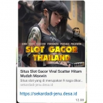 Tampilan website milik Pemdes Sekardadi, Kecamatan Jenu, yang mengarah ke situs judi online usai diretas hacker.