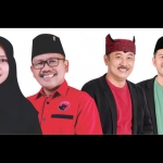 Kedua kandidat calon Bupati dan calon Wakil Bupati Banyuwangi.

