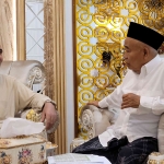 Prof Dr KH Asep Saifuddin Chalim, MA dan Syaikh Ahmad Muhammad Mabruk, guru bahasa Arab Amantul Ummah dari Mesir. Foto: MMA/bangsaonline
