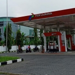 SPBU di Tuban yang mendapatkan sanksi dari Pertamina Patra Niaga.
