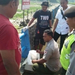 Orok bayi yang ditemukan pemulung.