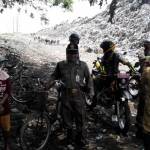 MENGGUNUNG: Tumpukan sampah di TPA Randegan, Kota Mojokerto. foto: yudi eko/ BANGSAONLINE