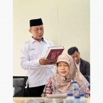 Pengambilan sumpah yang dilakukan petugas dari Kantah Kabupaten Pasuruan.