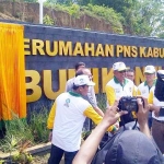 Peresmian Perumahan PNS Bumi Kanjuruhan tahun 2014 lalu.