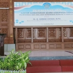 Pembinaan terhadap ratusan ASN di lingkungan Kemenag Tuban di Pendopo Krido Manunggal, Senin (21/12/2020). (foto: ist)