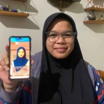 Peserta JKN asal Desa Slumbung, Kecamatan Ngadiluwih, Kabupaten Kediri, Cahya Gita Mahrani. Foto: Ist 