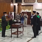 Prosesi PAW Pimpinan DPRD Tuban dari Partai Demokrat.