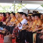Acara puncak peringatan Hari Keluarga Nasional (Harganas) XXVI 2019 di Banjarbaru, Kalimantan Selatan (Kalsel), Sabtu (6/7/19).