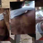 Tangkapan layar video memperlihatkan kondisi korban yang mengalami luka usai mengalami penganiayaan