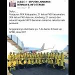 Foto-foto rombongan PKK Jombang yang diupload di Medsos. foto: facebook