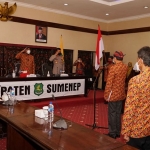 Pengukuhan Gugus Tugas Revolusi Mental di Kantor Bupati Sumenep, Selasa (15/06/21).