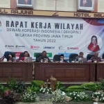 Suasana Rakerwil Dekopin Jatim 2022.