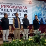 Deklarasi Pemilu Damai dan Berintegritas Pemilu 2024 yang digelar Bawaslu Kota Batu.