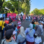 Legal Expo Kemenkumham Jatim di Car Free Day (CFD) Darmo Surabaya, Minggu (6/8/2023).
