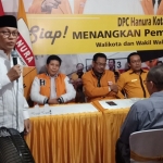 Ismail Nachu saat sambutan.