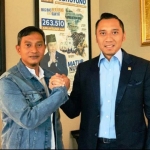 Indrata Nur Bayu Aji saat bersama Edhie Baskoro Yudhoyono belum lama ini di Jakarta.