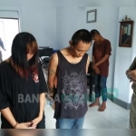 Ketiga anak punk berada di kantor Satpol PP Jombang. foto: RONY S/ BANGSAONLINE