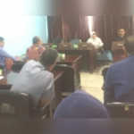 Komisi B saat menggelar rapat dengar pendapat bersama direksi PD BPR Kota Kediri. foto: arif kurniawan/ bangsaonline
