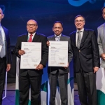 BPJS ketenagakerjaan meraih dua penghargaan tertinggi dari international social security association (ISSA) di Brussel, Belgia.