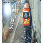 Rekaman CCTV curanmor di Sidoarjo.