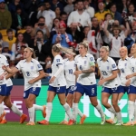 Timnas Inggris saat menghadapi Haiti pada laga pertama Piala Dunia Wanita FIFA. 