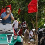 Bupati Kediri Hanindhito Himawan Pramana dalam sebuah acara PDIP, beberapa waktu lalu. (foto: ist.)