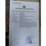 Laporan terkait pelecehan logo NU yang dilayangkan ke Polrestabes Surabaya.