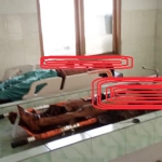 Kondisi jenazah saat berada di kamar mayat. foto: SOFFAN/ BANGSAONLINE