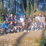 Seluruh anggota Cempaka Coffe usah kegiatan sosialisasi. Foto: Ahmad Fuad.