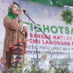 Yenny Wahid saat memberikan sambutan.