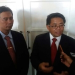 Presiden PKS, Mohammad Sohibul Iman saat jumpa pers di Surabaya. foto: DIDI ROSADI/ BANGSAONLINE